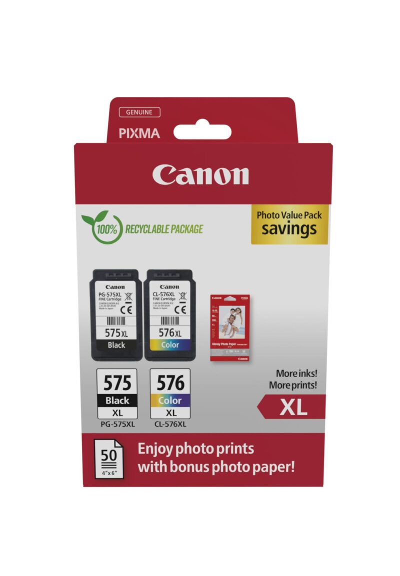 Multipack cartucce Canon pg575xl cl576xl