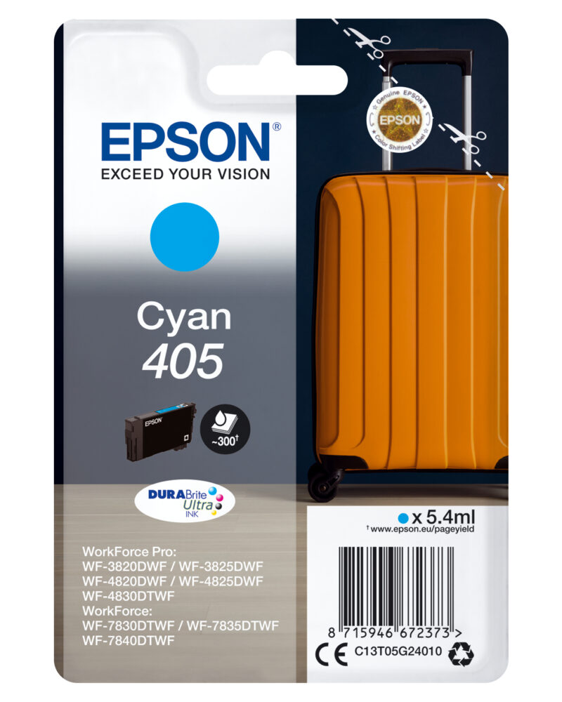 Cartucce Epson 405 originali Ciano